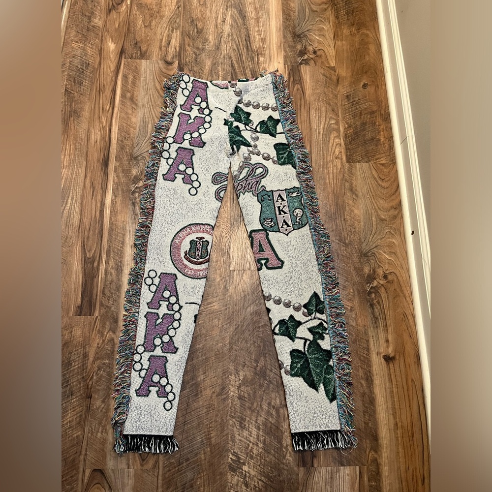 AKA (d9) tapestry pants. Custom made. Size small (tight fit). Never worn!
